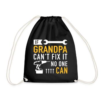 Grand-papa - Sac de sport léger - noir - Devant