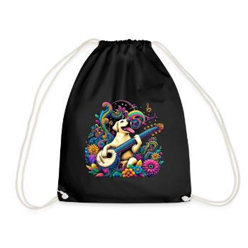 Labrador String Magic - Drawstring Bag - black - Front