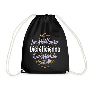 La meilleure diététicienne du monde - Sac de sport léger - noir - Devant
