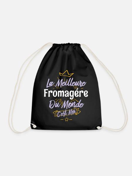 La meilleure fromagère du monde - Sac de sport léger - noir
