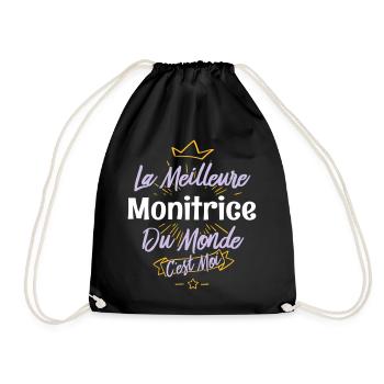 La meilleure monitrice du monde - Sac de sport léger - noir - Devant