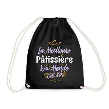 La meilleure pâtissière du monde - Sac de sport léger - noir - Devant