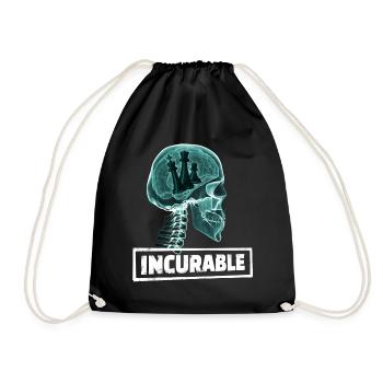 CADEAU INCURABLE X-RAY POUR JOUEUR D'ÉCHECS - Sac de sport léger - noir - Devant