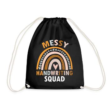 Dyslexia Interventionist for Dyslexia - Drawstring Bag - black - Front