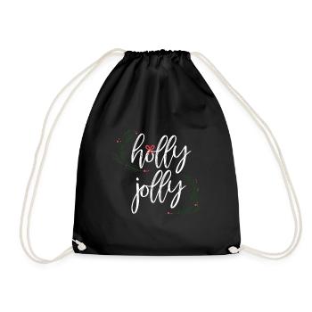 Holly Jolly Noël Noël - Sac de sport léger - noir - Devant