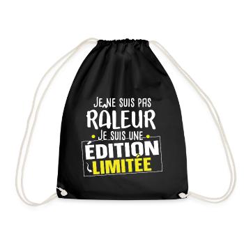 Râleur Grincheux Grognon Cadeau Homme Humour - Sac de sport léger - noir - Devant