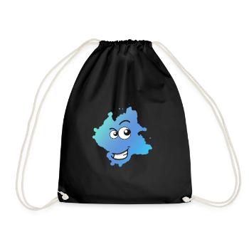 Kleksi© - La teinture avec style #1 - Sac de sport léger - noir - Devant