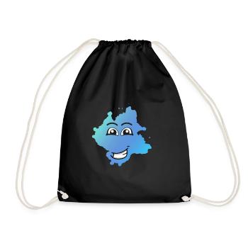 Kleksi© - The stain with style #20 - Drawstring Bag - black - Front
