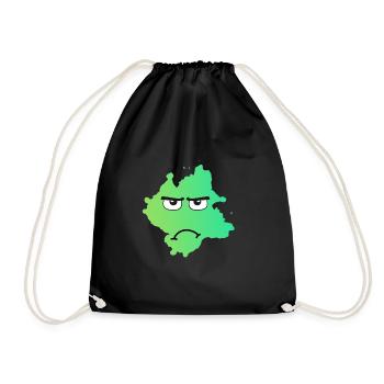 Kleksi© - La teinture avec style #3 - Sac de sport léger - noir - Devant