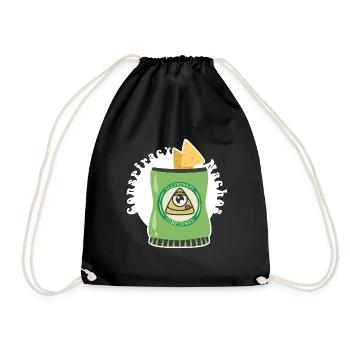 Nachos Illuminati - Drawstring Bag - black - Front