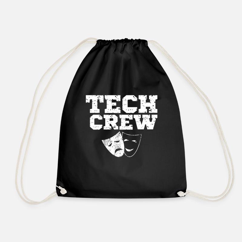 Tech Crew Sound Theater Uniform Musical Studio - Turnbeutel - Schwarz