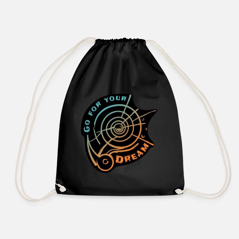 Go for your Dream - Black - Turnbeutel - Schwarz