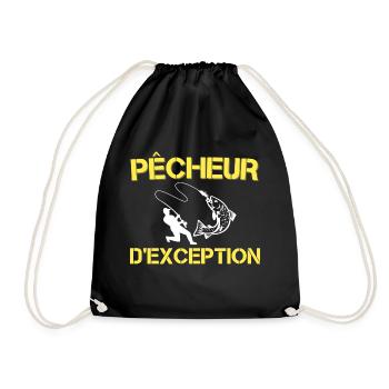 pécheur D'exception - Sac de sport léger - noir - Devant