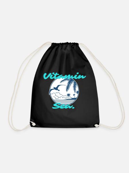 Vitamin Sea - Turnbeutel - Schwarz
