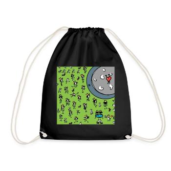 Kuoro concert - Drawstring Bag - black - Front
