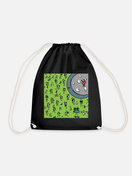 Kuoro concert - Drawstring Bag - black