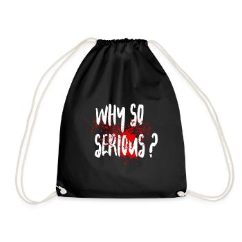 Pourquoi si grave? - Sac de sport léger - noir - Devant