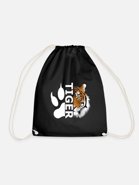 Tiger - Turnbeutel - Schwarz