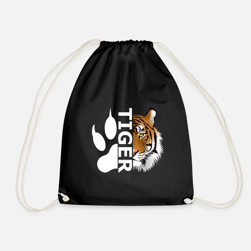 Tiger - Turnbeutel - Schwarz