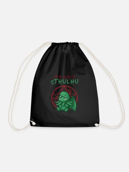 Great Cthulhu - Drawstring Bag - black