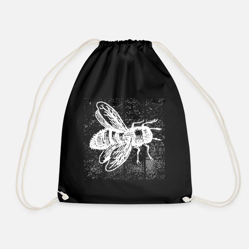 Abeille mordue - Sac de sport léger - noir