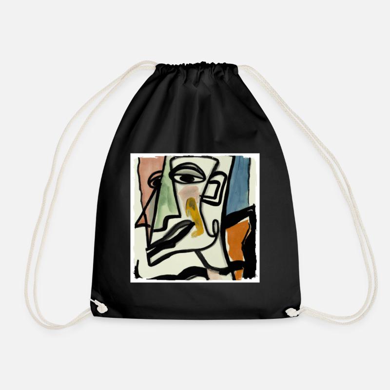 Focus - Drawstring Bag - black