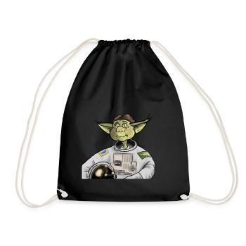 Space korrigan - Sac de sport léger - noir - Devant