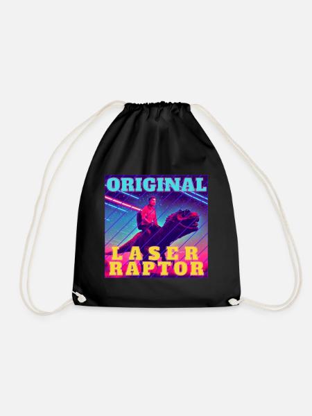 Laser Raptor - Turnbeutel - Schwarz
