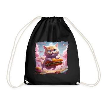 Gardien des sandwichs - Sac de sport léger - noir - Devant