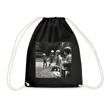 Alien Abduction - Drawstring Bag - black - Front