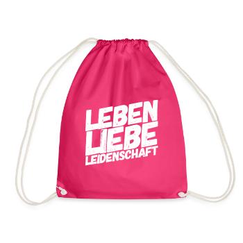 das sind meine Prioritäten - Turnbeutel - Fuchsia - Vorne