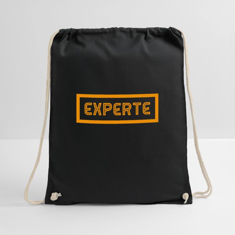 vor dir steht ein Experte Turnbeutel