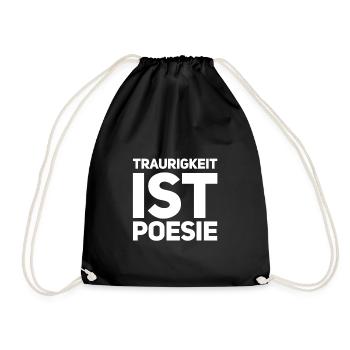 Trauer ist wunderbar - Turnbeutel - Schwarz - Vorne