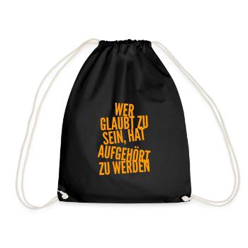 Development is always possible - Drawstring Bag - black - Front