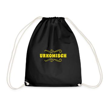 I'm blowing myself away - Drawstring Bag - black - Front