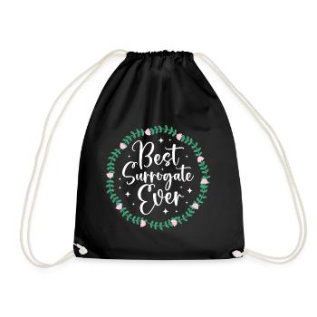 Meilleure mère porteuse de tous les temps - Sac de sport léger - noir - Devant