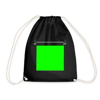 CHROMA - Drawstring Bag - black - Front