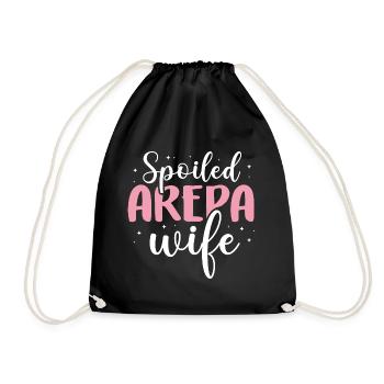 femme d’arepa gâtée Design pour une femme d’arepa - Sac de sport léger - noir - Devant