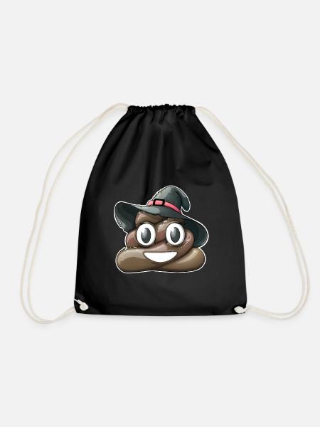 Sorcière Pile de caca - Sac de sport léger - noir
