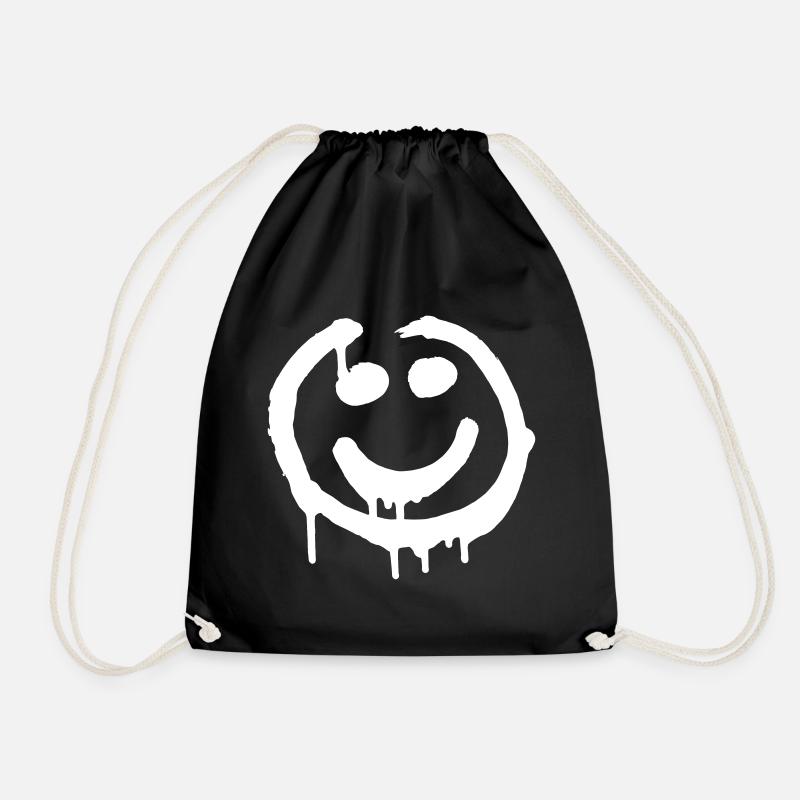 Smile - Turnbeutel - Schwarz