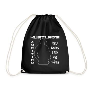 Hustler's Ambition Serie2 - Drawstring Bag - black - Front