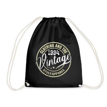 Vintage 1994 Cadeau Anniversaire 1994 Rétro 1994 - Sac de sport léger - noir - Devant