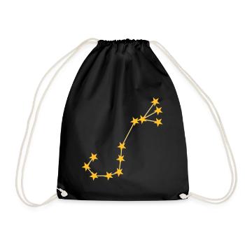 Constellation scorpion - Drawstring Bag - black - Front
