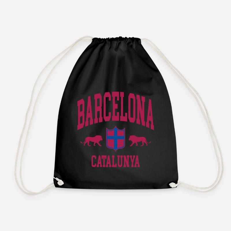 Barcelona - Turnbeutel - Schwarz