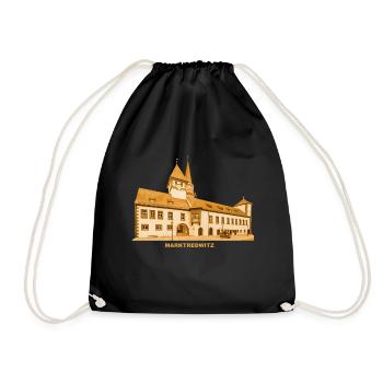 Marktredwitz Town Hall Upper Franconia Bavaria - Drawstring Bag - black - Front