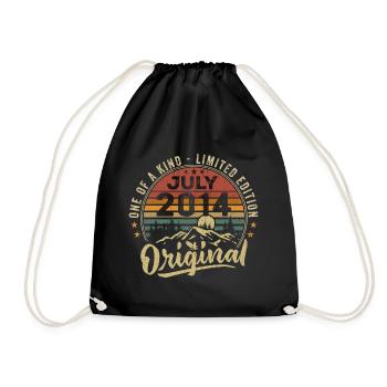 Juillet 2014 Original 2014 Juillet 2014 Cadeau - Sac de sport léger - noir - Devant