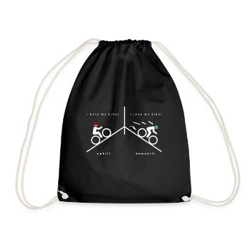 Vélo sur la montagne Hassliebe vélo - Sac de sport léger - noir - Devant