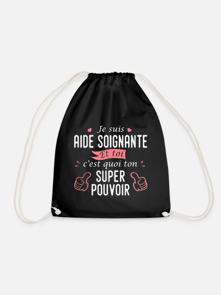 aide soignante profession métier aide soignante - Sac de sport léger - noir