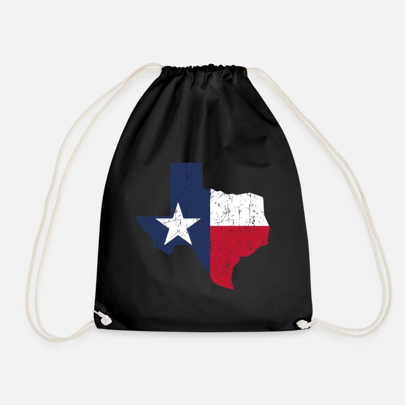 Texas - Turnbeutel - Schwarz