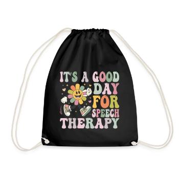 Its A Good Day For Speech Therapy Speech Pathology - Sac de sport léger - noir - Devant